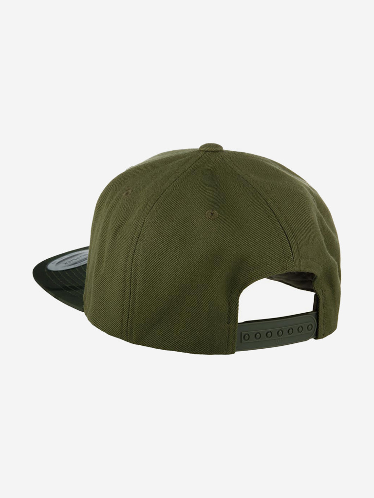 Бейсболка с прямым козырьком FLEXFIT 6089CV (оливковый)
