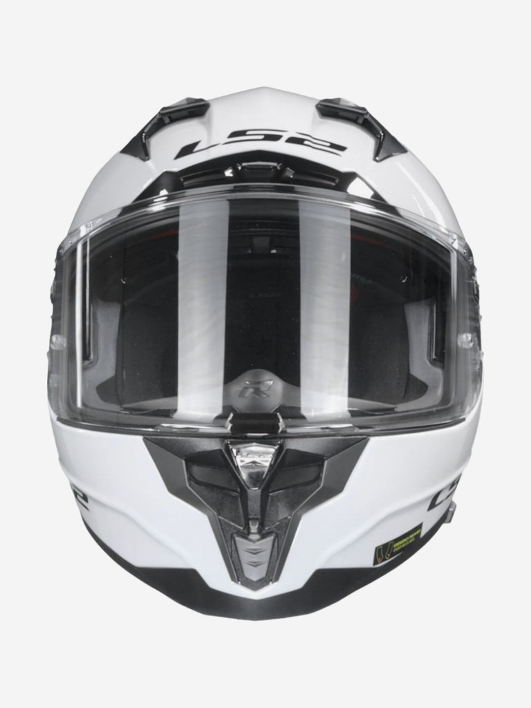 Мотошлем FF327 CHALLENGER SOLID LS2 (белый глянцевый)