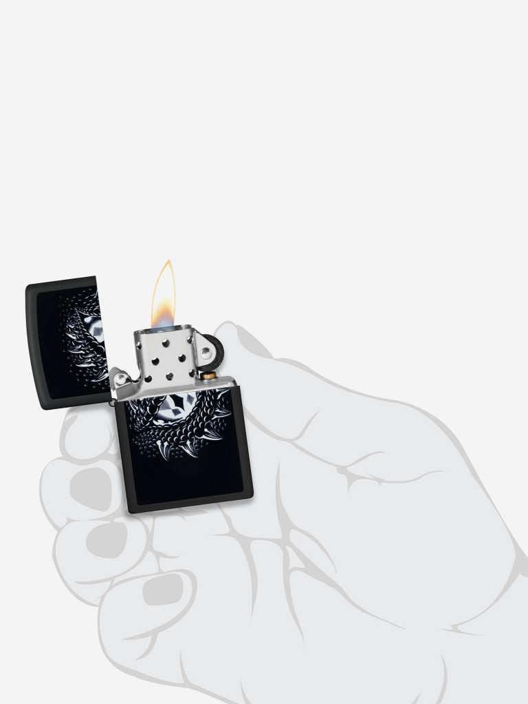 Зажигалка бензиновая ZIPPO 48608 Dragon Eye