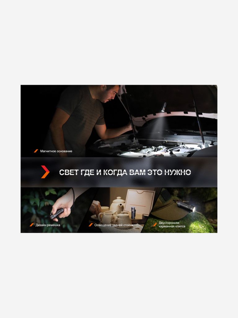 Фонарь Fenix E18R Cree XP-L HI LED