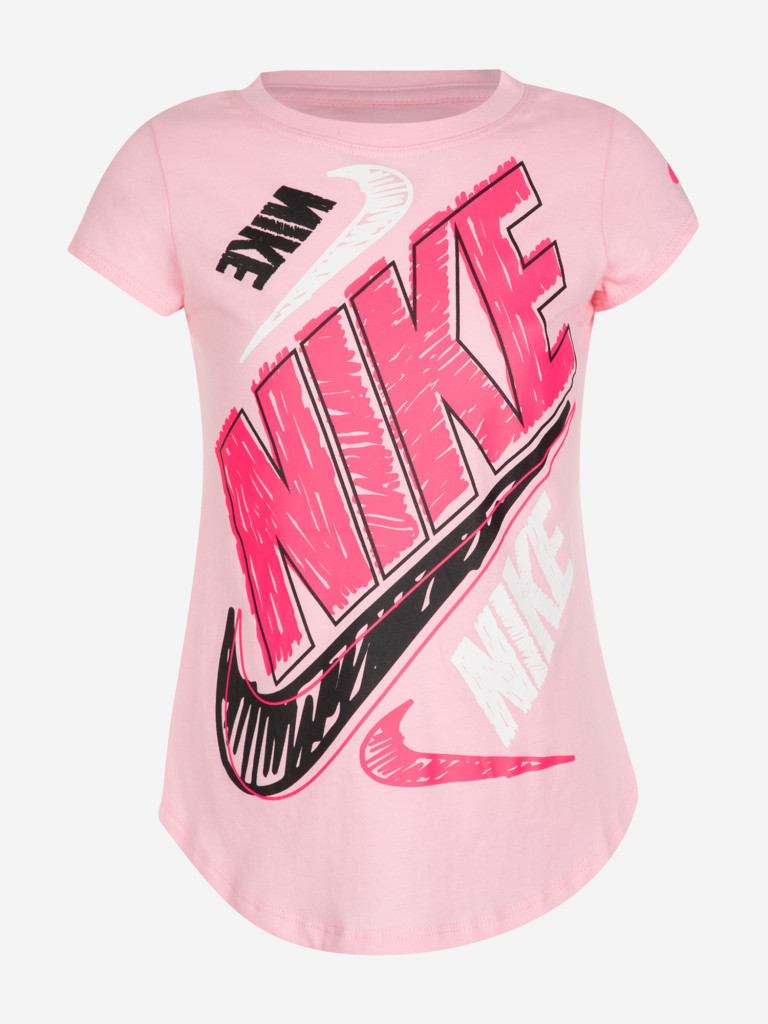 Футболка для девочек Nike Bold Scribble