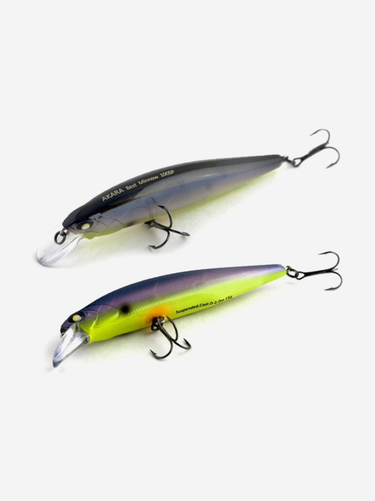 Воблер Akara Best Minnow 100SP минноу суспендер на щуку, судака 15гр A79