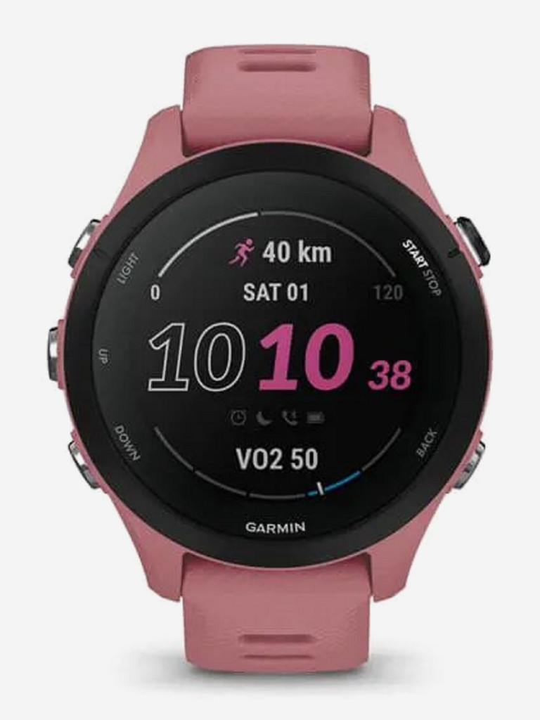 Часы Garmin Forerunner 255S со светло-розовым ремешком Peach 010-02641-13