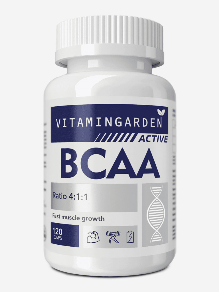 БЦАА VITAMIN GARDEN ACTIVE, 120 капсул