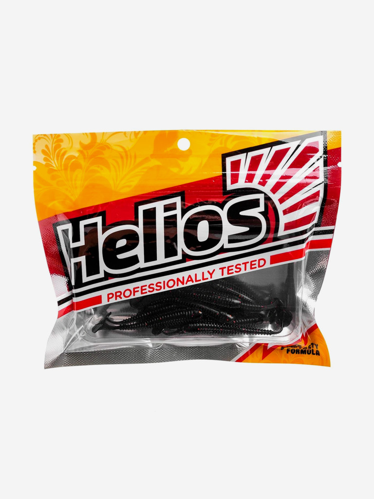 Мягкая приманка Helios Liny Catcher, 2,35'' / 6 см, Dark Star, 12 шт (HS-5-047)