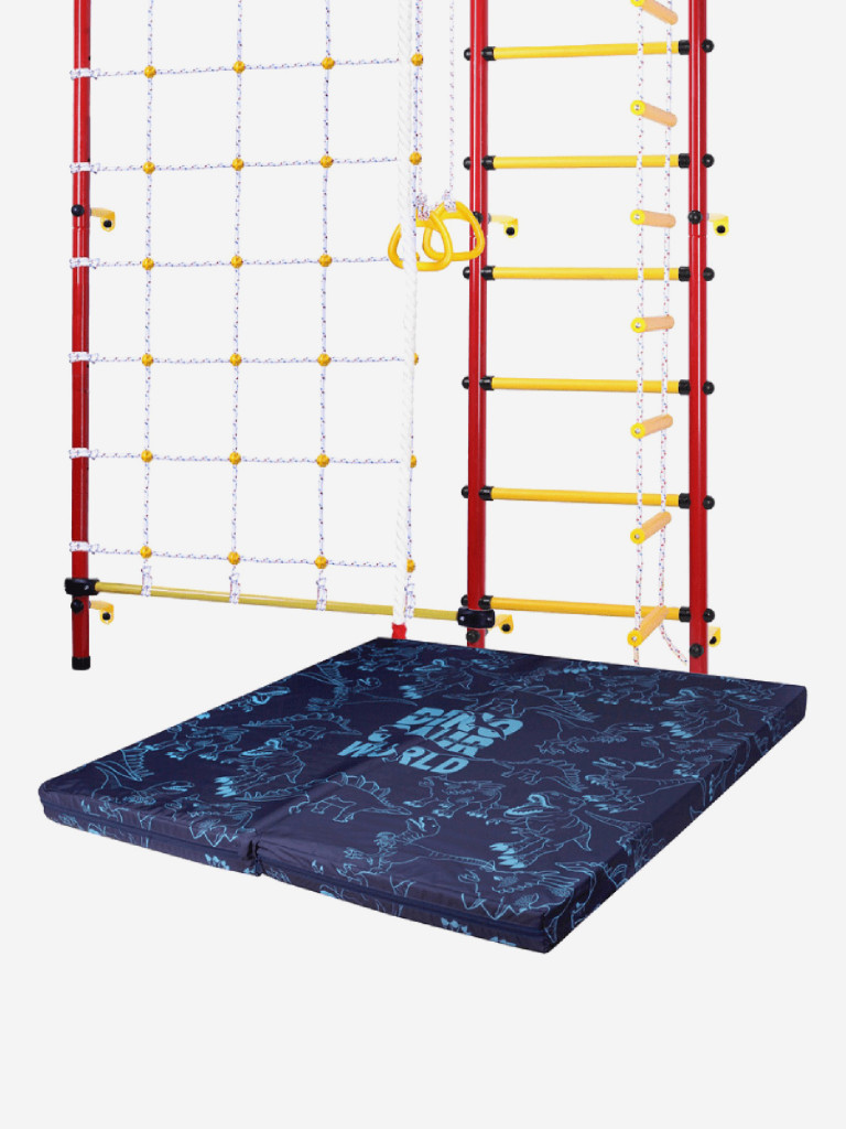 Мат для шведской стенки WestSport (100/100/6 см) Динозавры