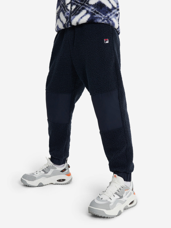 Брюки флисовые мужские FILA Heritage темно-синий цвет — купить за 5999 руб., отзывы в интернет-магазине Спортмастер