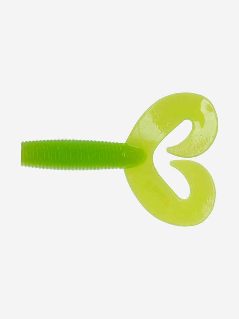 Мягкая приманка Helios Credo Double Tail, 3,54'' / 9 см, Lime, 100 шт (HS-28-008-N)