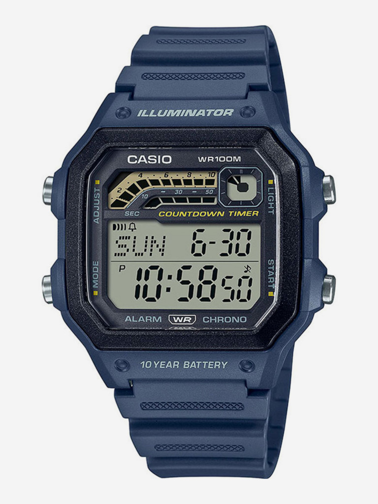 Спортивные часы CASIO ILLUMINATOR WS-1600H-2A