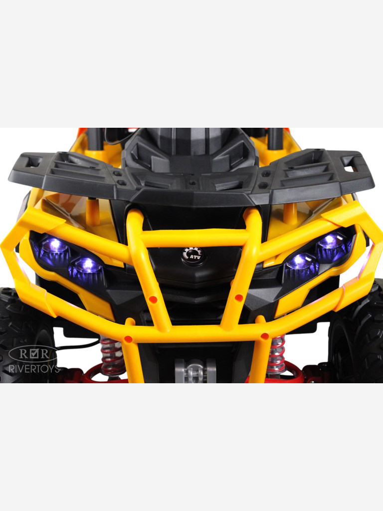 Детский электроквадроцикл RIVERTOYS Z111ZZ желтый