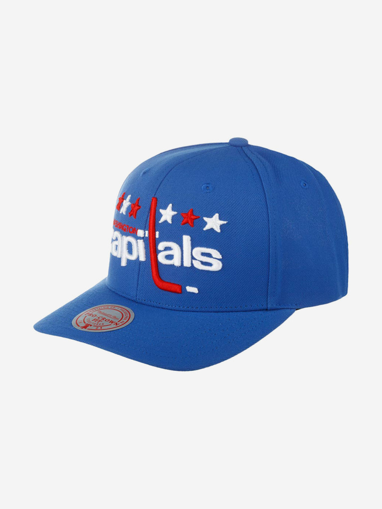Бейсболка MITCHELL NESS HHSS5370-WCAYYPPPBLUE Washington Capitals NHL (синий)