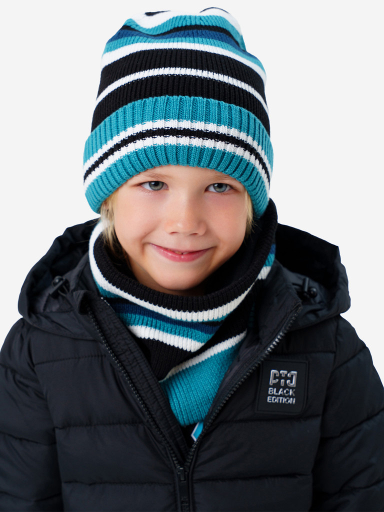 Комплект для мальчика: шапка, снуд PlayToday