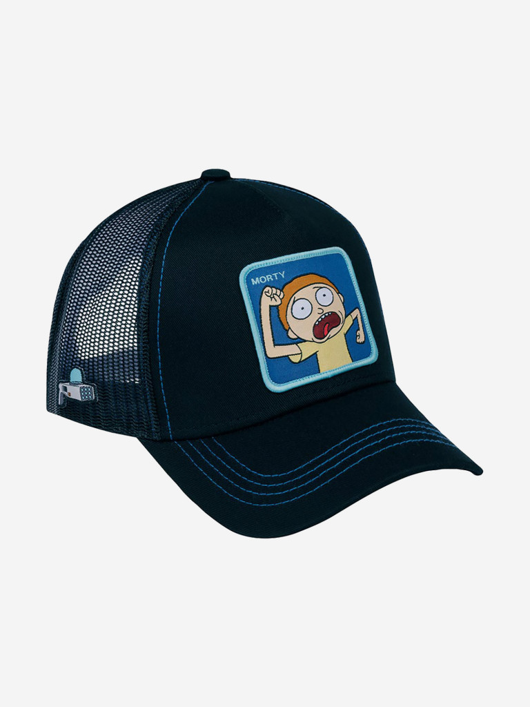 Бейсболка с сеточкой CAPSLAB CL/REM/1/MOR1 Rick and Morty Run Morty (черный)