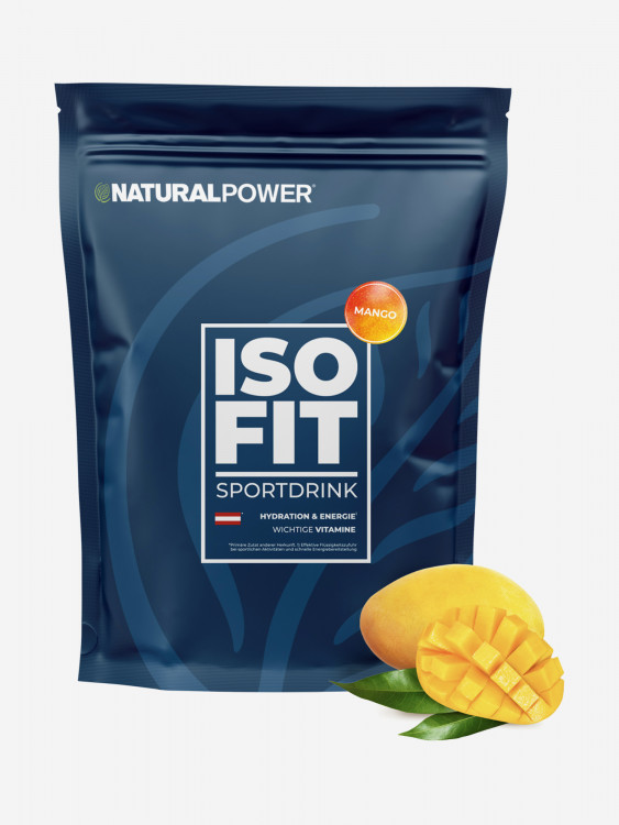 Изотоник Natural Power ISO FIT 1500 гр Манго, Австрия
