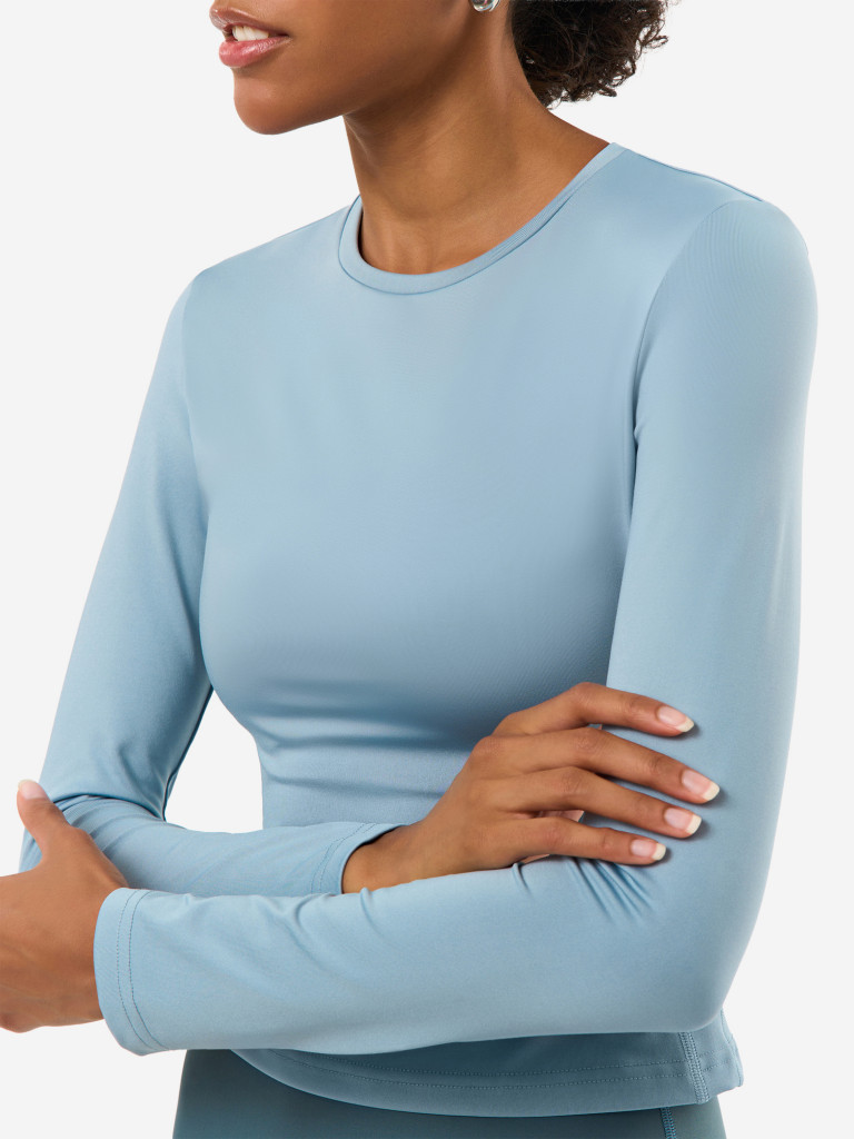 Лонгслив женский RAQUETA SPORT Bestie, Dusty Blue