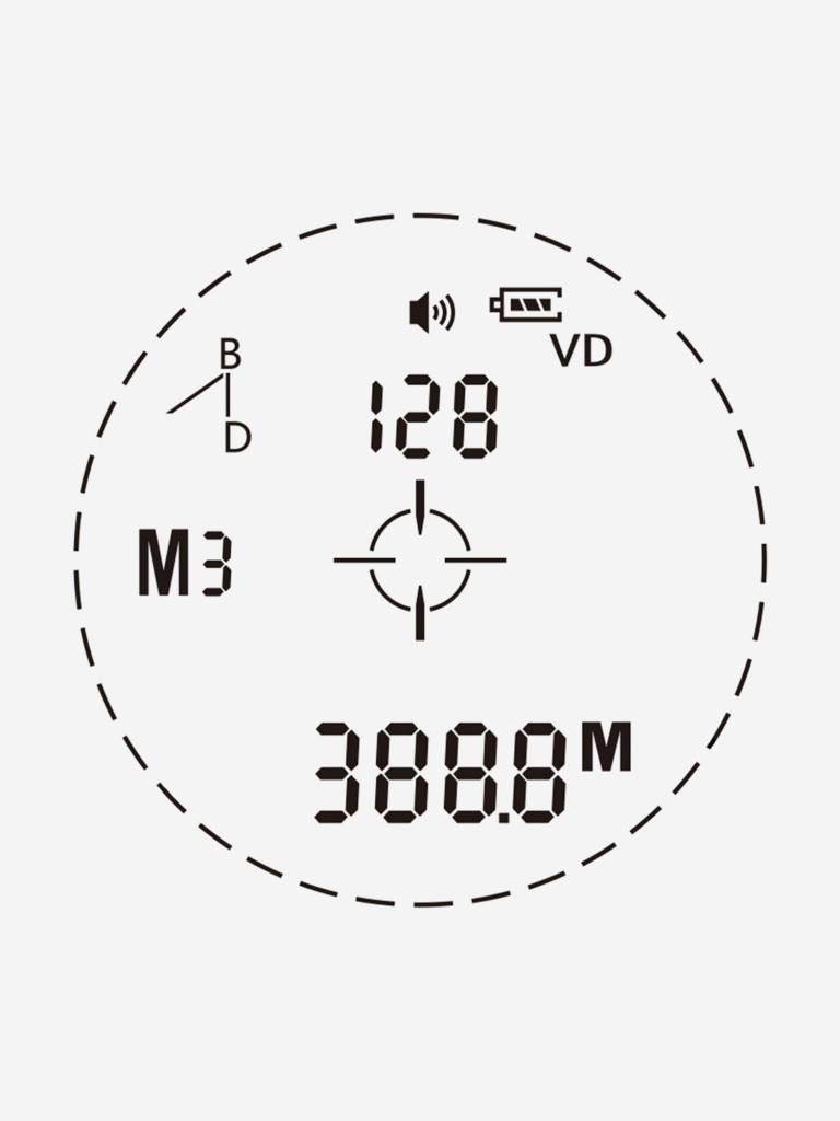 Лазерный дальномер Veber 6x22 LR 1000S