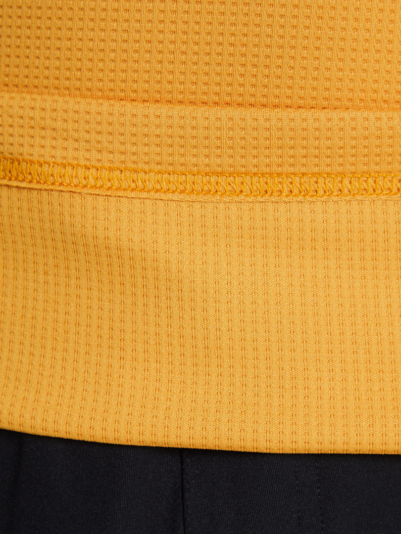 фото Худи мужская columbia black mesa waffle knit hoodie, оранжевый