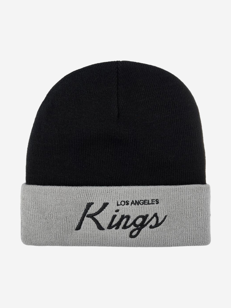Шапка с отворотом MITCHELL NESS MN-NHL-EU174-LAKING-BLK Los Angeles Kings NHL (черный)