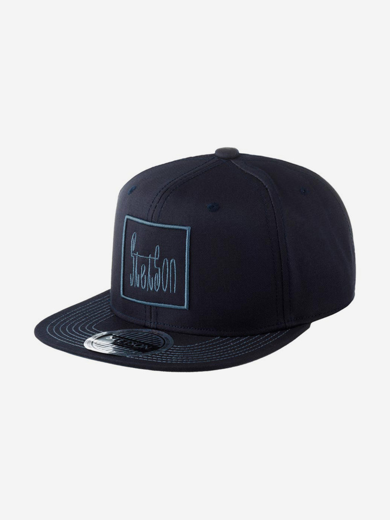 Бейсболка с прямым козырьком STETSON 7781125 BASEABALL CAP COTTON (синий)