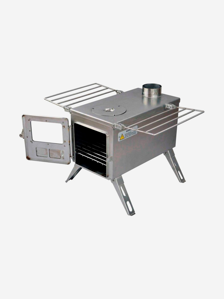 Печь походная Winnerwell Nomad Large (D дымохода 89 мм), нерж. ст. AISI 304