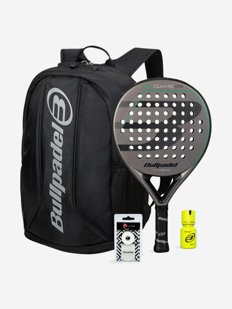 Комплект BULLPDEL GAME CTR GRAY BAG AVANT 2 DRY GRIP