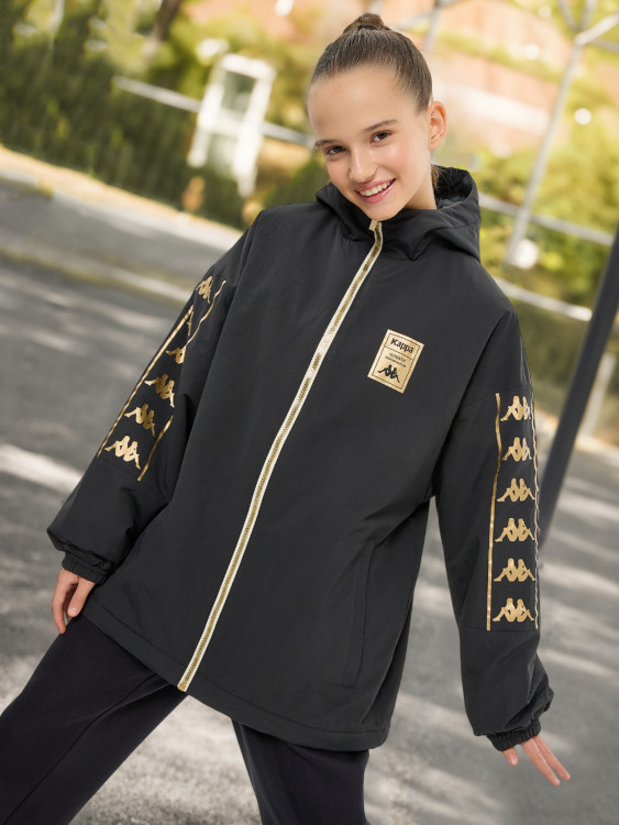 Куртка утепленная для девочек оверсайз Kappa