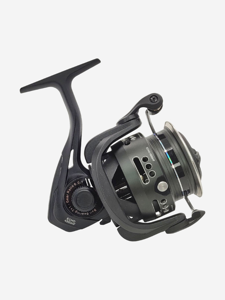 Катушка Kaida ECHO 4500HF, с передним фрикционом / Безынерционная для рыбалки / Фидерная