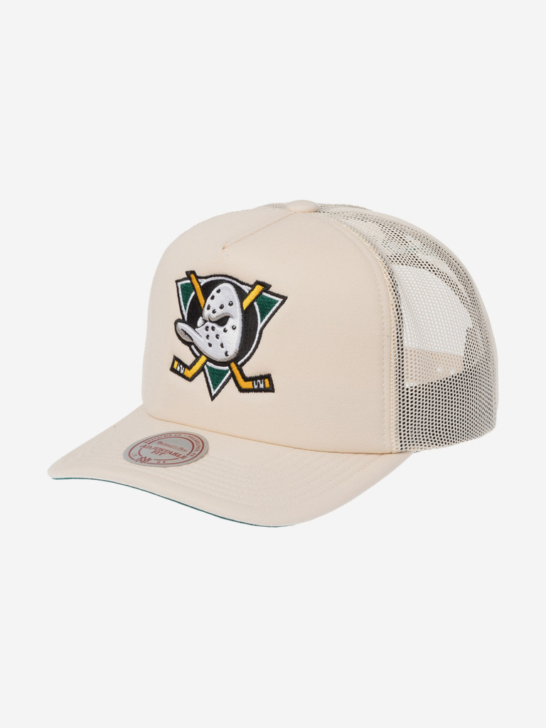 Бейсболка с сеточкой MITCHELL NESS HT8615-ADUOFWH Anaheim Ducks NHL