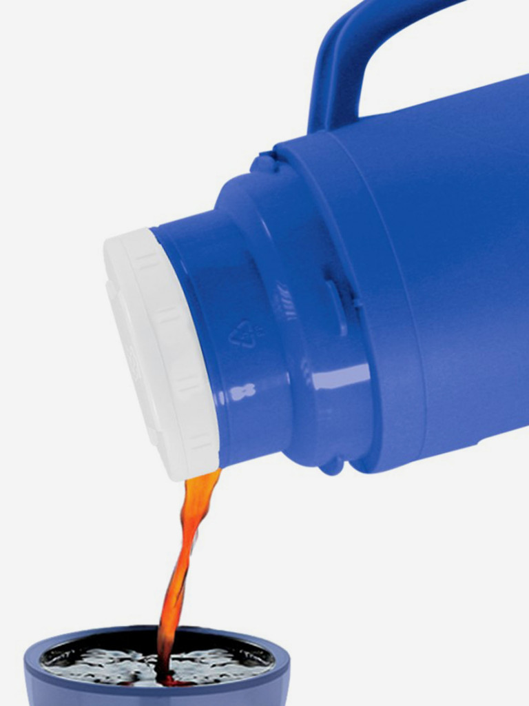 Термос THERMOS 36-1000 BL, стеклянная колба, 1 л