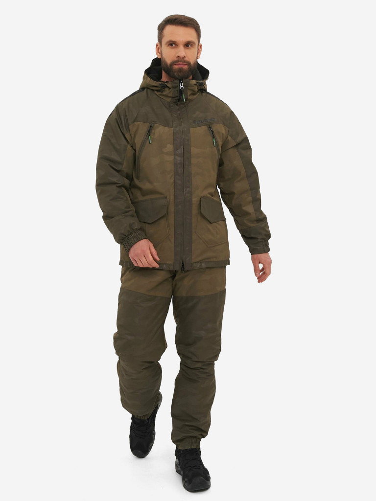 Костюм мужской зимний Huntsman Горка Люкс, ткань Breathable Camo