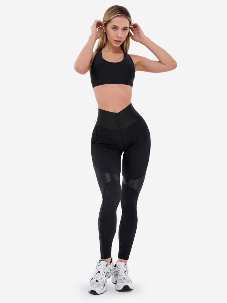 Лосины женские Bona Fide Leggings Correct Push-up "Black"