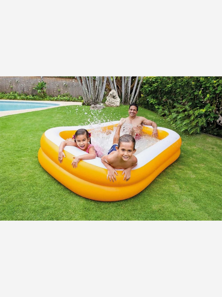 Семейный надувной бассейн Intex Swim Center Family 57181 Mandarin 229*147*46 см