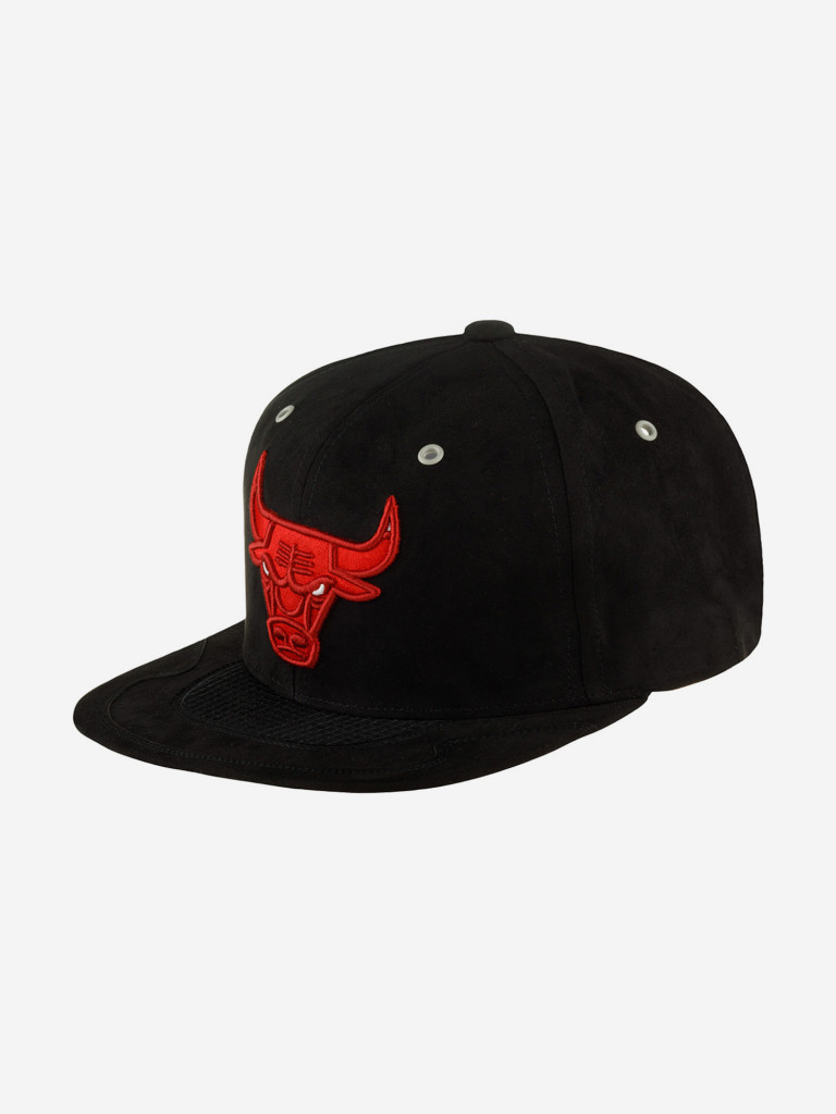Бейсболка с прямым козырьком MITCHELL NESS HHSS5822-CBUYYPPPBKRD Chicago Bulls NBA (черный)