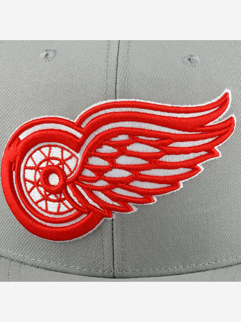 Бейсболка с прямым козырьком MITCHELL NESS 6HSSDX22015-DRWGREY Detroit Red Wings NHL