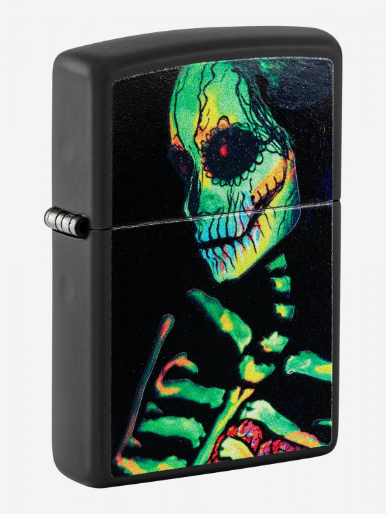 Зажигалка бензиновая ZIPPO 48761 Sugar Skeleton