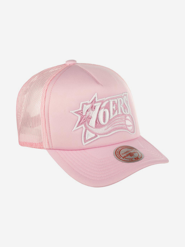 Бейсболка с сеточкой MITCHELL NESS 5HSSLD21130-P76PINK Philadelphia 76Ers NBA (розовый)
