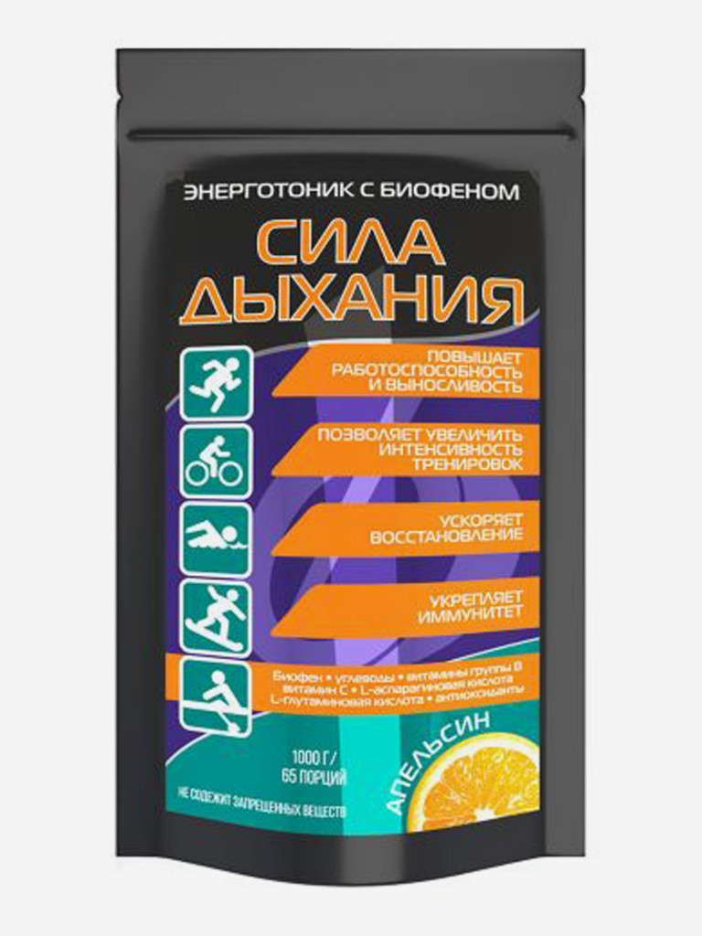 Энерготоник с Биофеном «Сила дыхания» 1000 г.