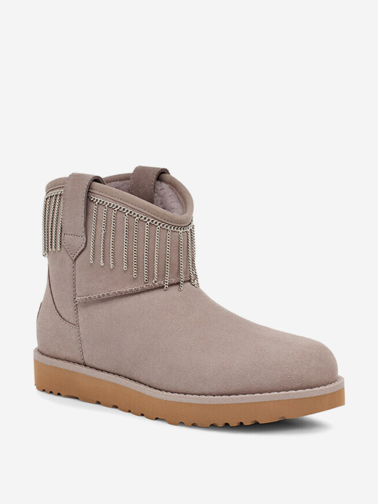 Ботинки утепленные UGG Classic Mini Fringe