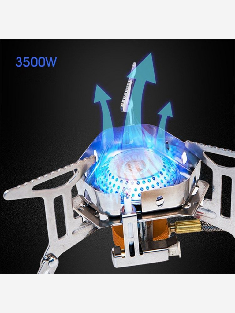 Горелка Widesea 3500 Вт с пьезоподжигом и ветрозащитой