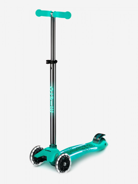 Самокат Micro Maxi Deluxe Glow Plus светящийся LED 2025