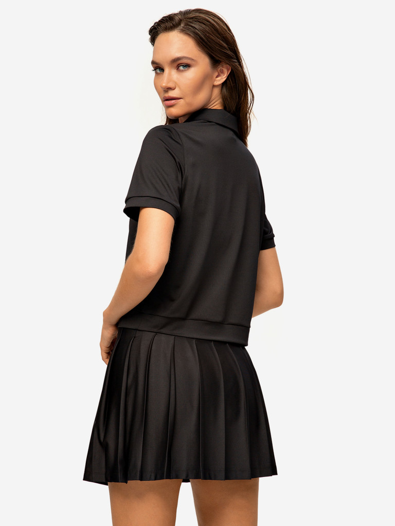 Юбка женская RAQUETA SPORT плиссе High-grade,Total Black