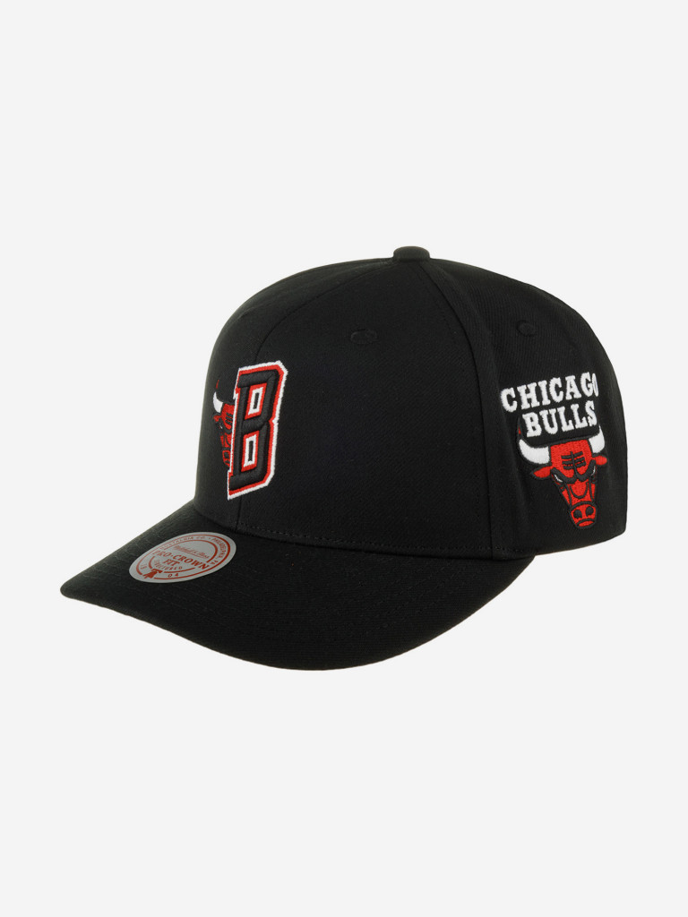 Бейсболка MITCHELL NESS HHSS6580-CBUYYPPPBLCK Chicago Bulls NBA (черный)