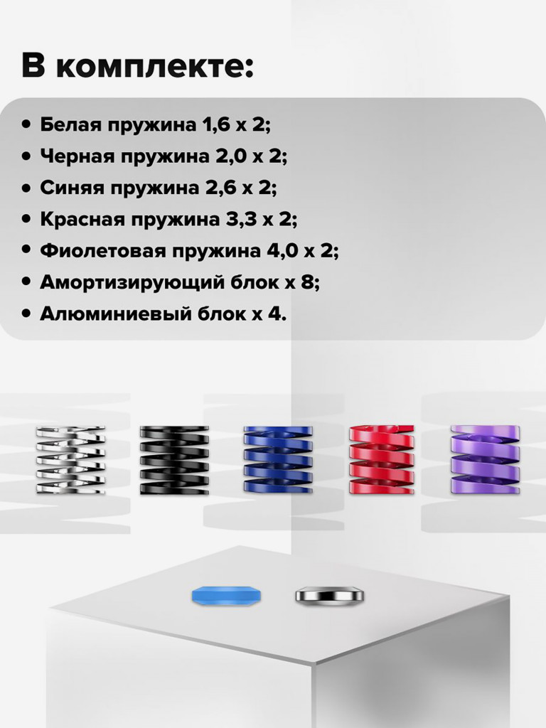 Набор пружин для педалей MOZA CRP2 Accessory Kit RS069
