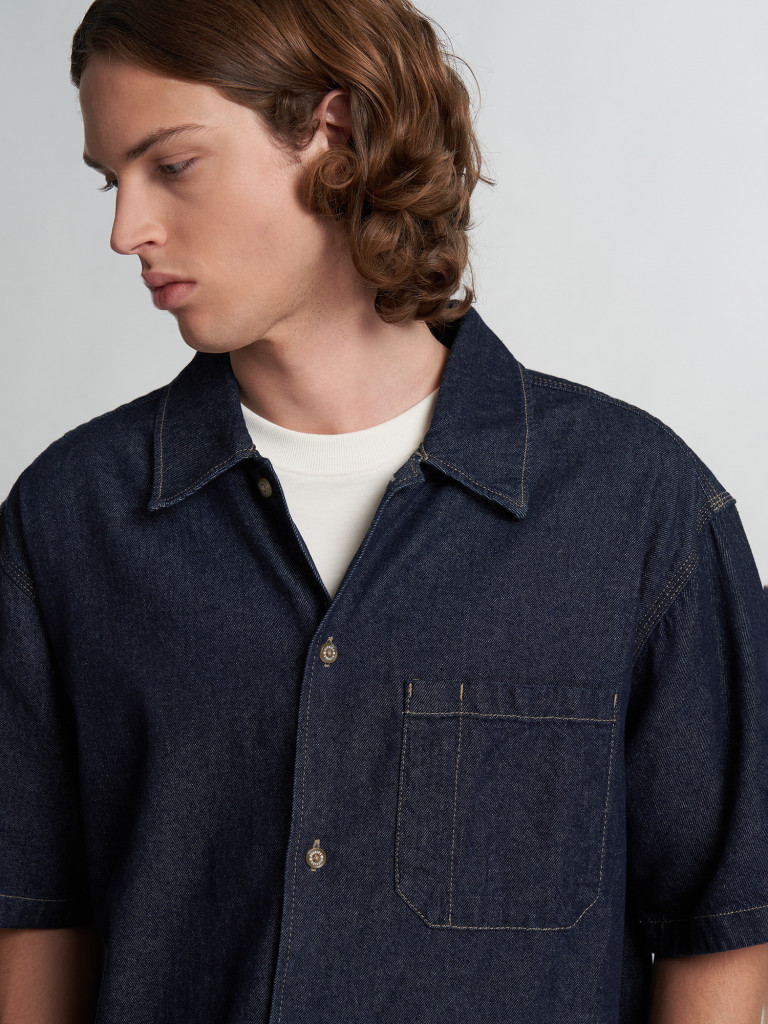 Рубашка с коротким рукавом мужская DICKIES Denim