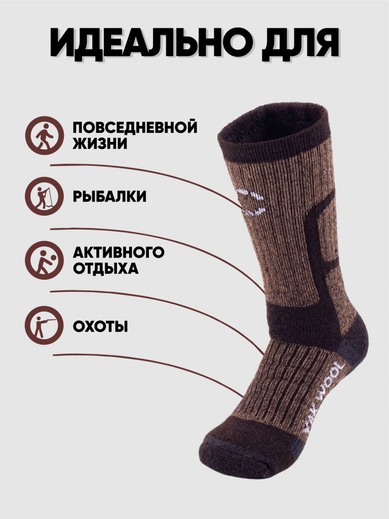 Термоноски Следопыт Yak wool, до -40°С.