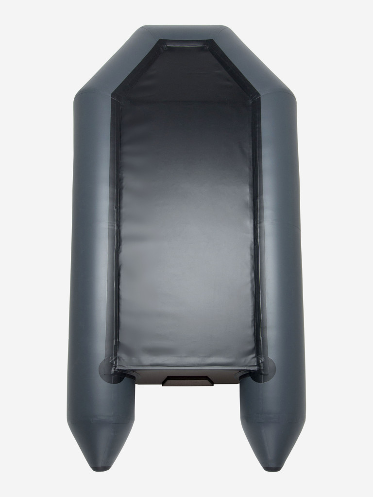 Лодка ПВХ надувная под мотор Yukona 280 TLЛЮКС двухместная с жестким дном. серая