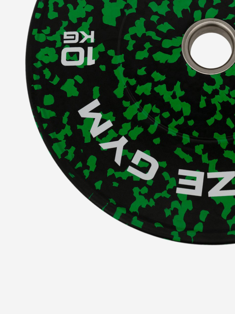 Диск для штанги бамперный BRONZE GYM камуфляж 10 кг