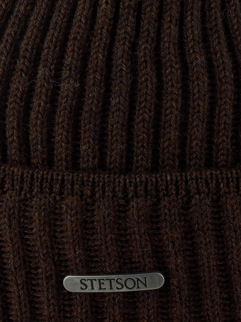 Шапка с отворотом STETSON 8529301 PARKMAN (коричневый)