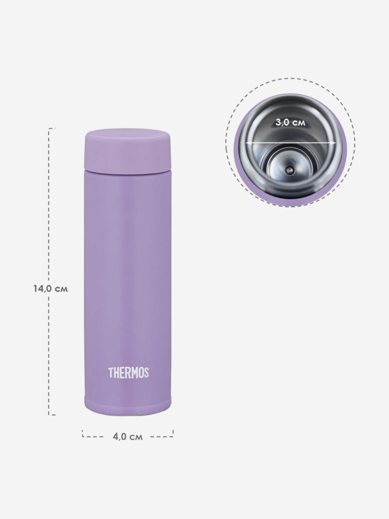 Мини термос для кофе 150 мл THERMOS JOJ-150 лаванд
