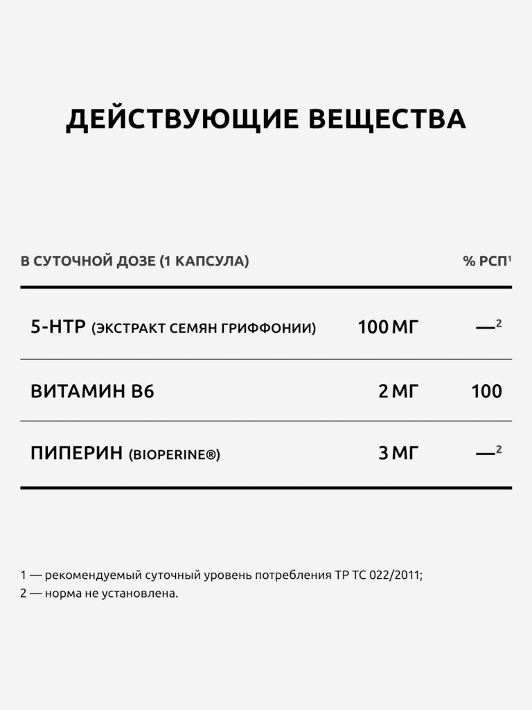 5-HTP UltraBalance гидрокситриптофан, витамин для мужчин и женщин, 60 капсул